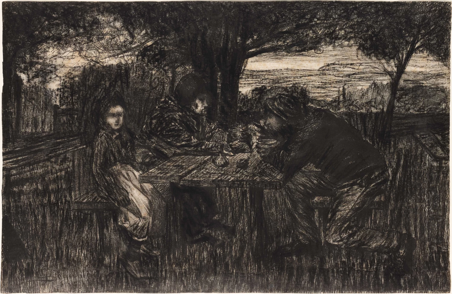 Una piccola compagnia in giardino